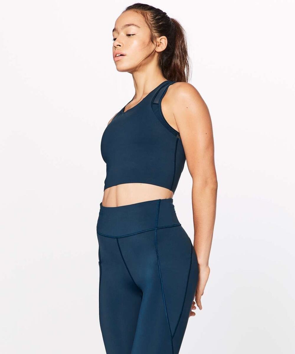 Lululemon Break Free Nulux Tank Night Tide Navy Size 4
